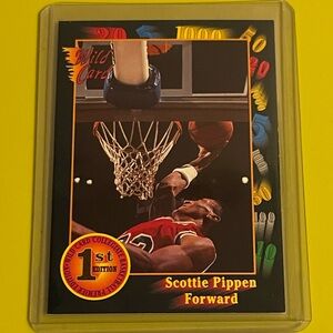 Scottie Pippen #83 1991-92 Wild Card Basketball Trading Card